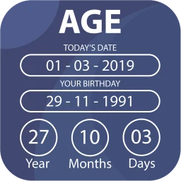 Ikon Age Calculator - Date of Birth